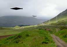 DIamond shaped ufo