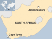 Click to enlarge Cape Town - South Africa Map