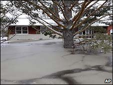 ice bound house