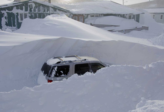 Click to enlarge Kotzebue Alaska Snow 2008-2009