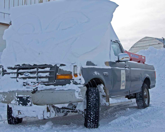 Click to enlarge Kotzebue Alaska Snow 2008-2009