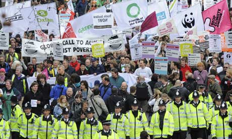 Click to enlarge London Protesters