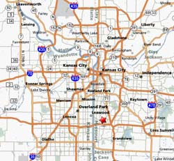 Click to enlarge Kansas City area map