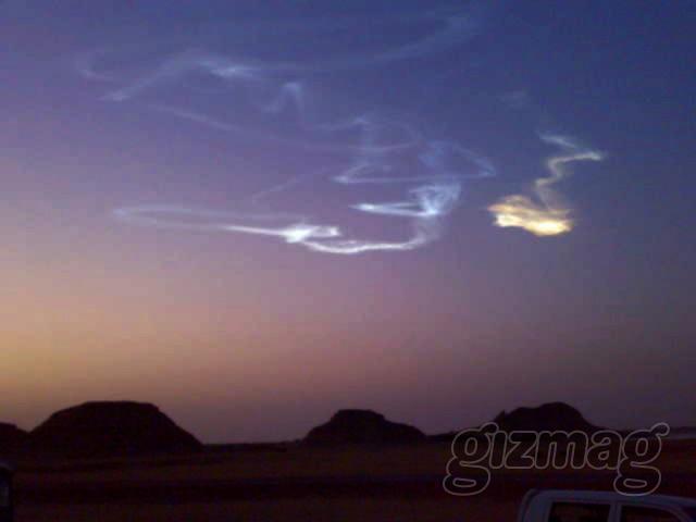asteroid contrail