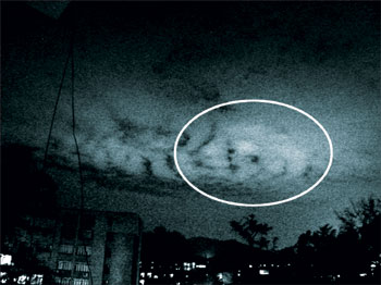 China ufo in cloud