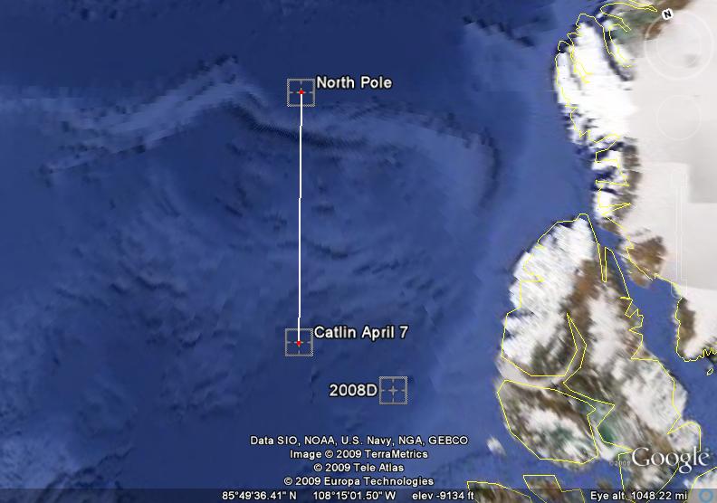 Catlin Arctic Survey Team position