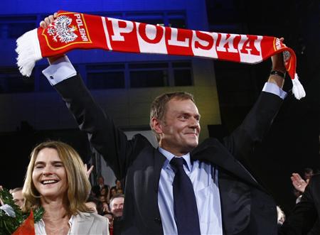 Click to enlarge Poland's Donald Tusk