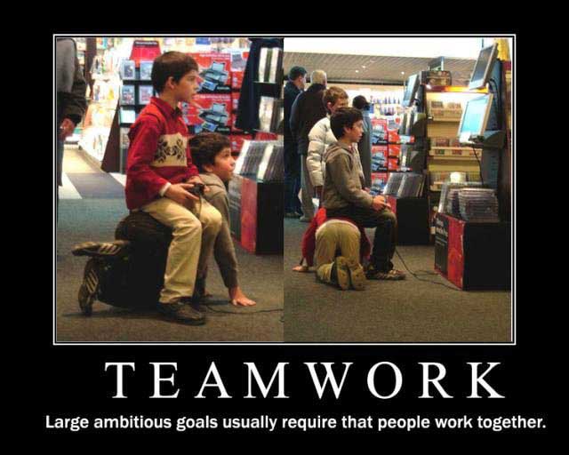 Click to enlarge teamwork