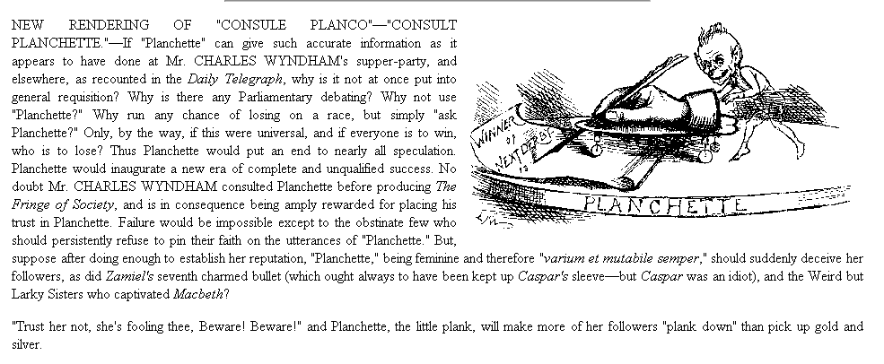 Click to enlarge Planchette