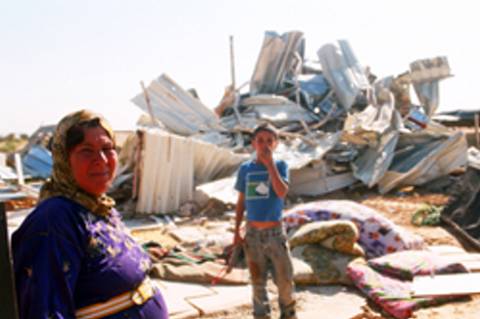 bedouin home destroyed
