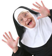 happy nun