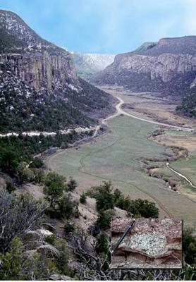 Unaweep Canyon in the Rocky Mountains