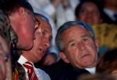 Putin and Bush