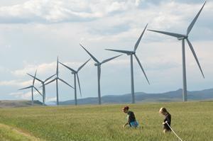 wind turbines