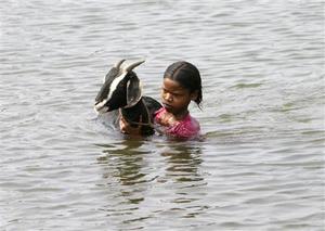 floodwaters at Chandpura 