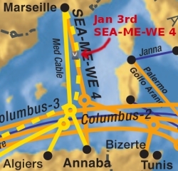 Click to enlarge cable cuts france