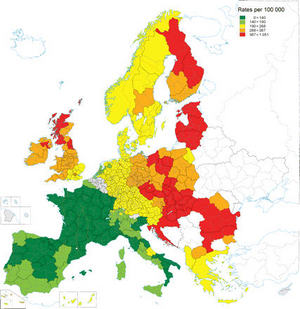 Heart Disease map