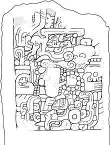Click to enlarge Maya Stela