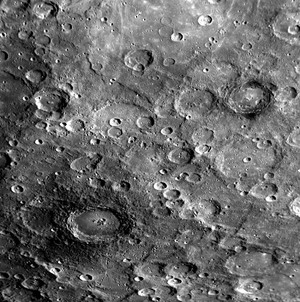 Click to enlarge Mercury crater 2
