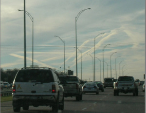Click to enlarge Vapor trails 2