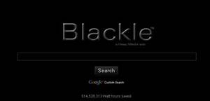 Click to enlarge Blackle Online