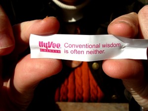 Conventional Wisdom