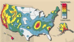 earthquake map