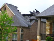 Texas house hit by lightning