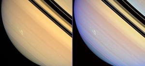 Saturn storms