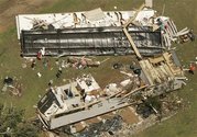 Arkansas tornado damage