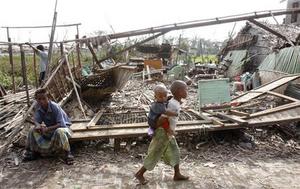 Survivors by Cyclone Nargis