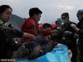 China earthquake victim
