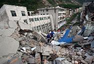 Collapsed China Buildings