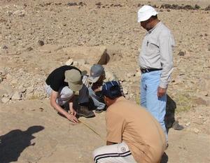 dinosaur footprints on the Arabian peninsula