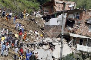 Colombian rescue workers