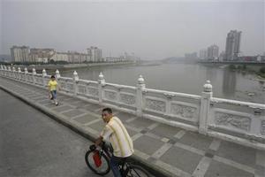 bridge over the Fujiang River