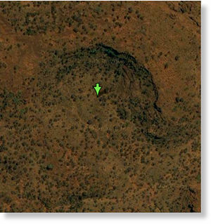 Australian meteorite impact crater