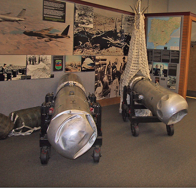 Click to enlarge Palomares bomb casings