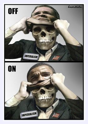Bush Obama cartoon