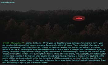 Pennsylvania ufo illustration