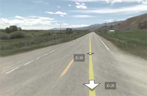 Click to enlarge Street near Lemhi, Idaho