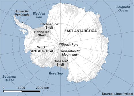 Antarctic Map