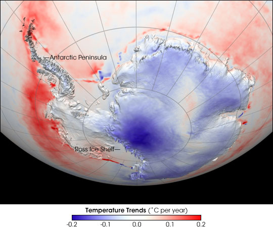 Click to enlarge Antarctic Temperature Trends