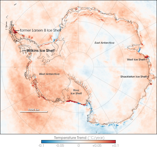 Click to enlarge Antarctic Temperature Trends