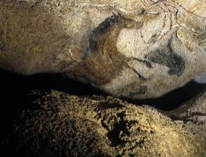 prehistoric cave paintings at Lascaux