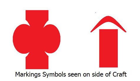 Markings on ufo