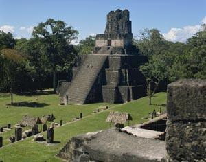 Temple II at Tikal, Guatemala