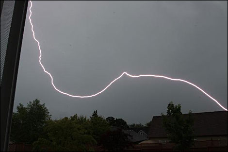Click to enlarge lightning Albany Oregon