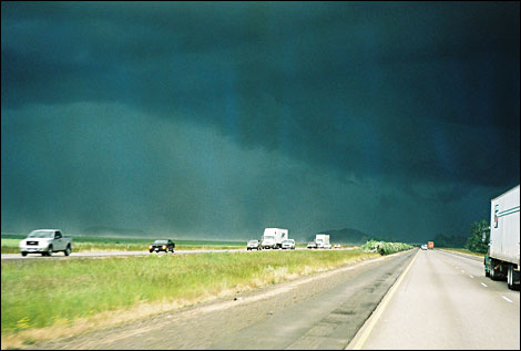 Click to enlarge Oregon thunderstorm June 2009
