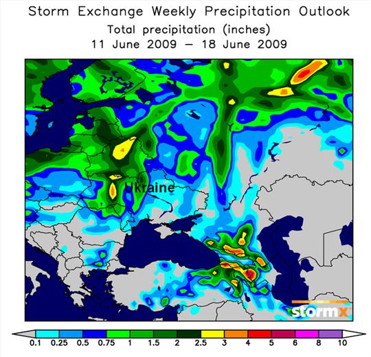 Ukraine precip